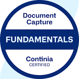 Contina Certified: Continia Document Capture Professional User
